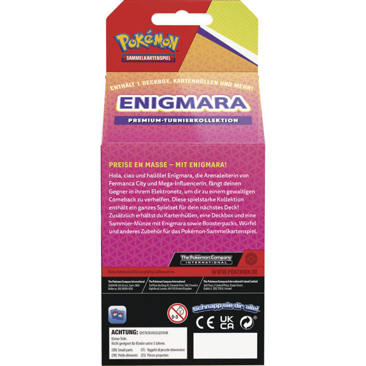 Pokemon Premium-Turnierkollekt Enigmara