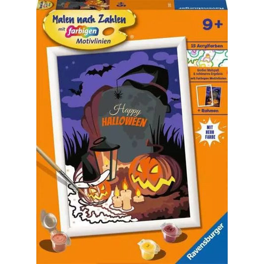 Ravensburger CreArt Halloween Mood - Malen nach Zahlen für Kinder ab 9 Jahren