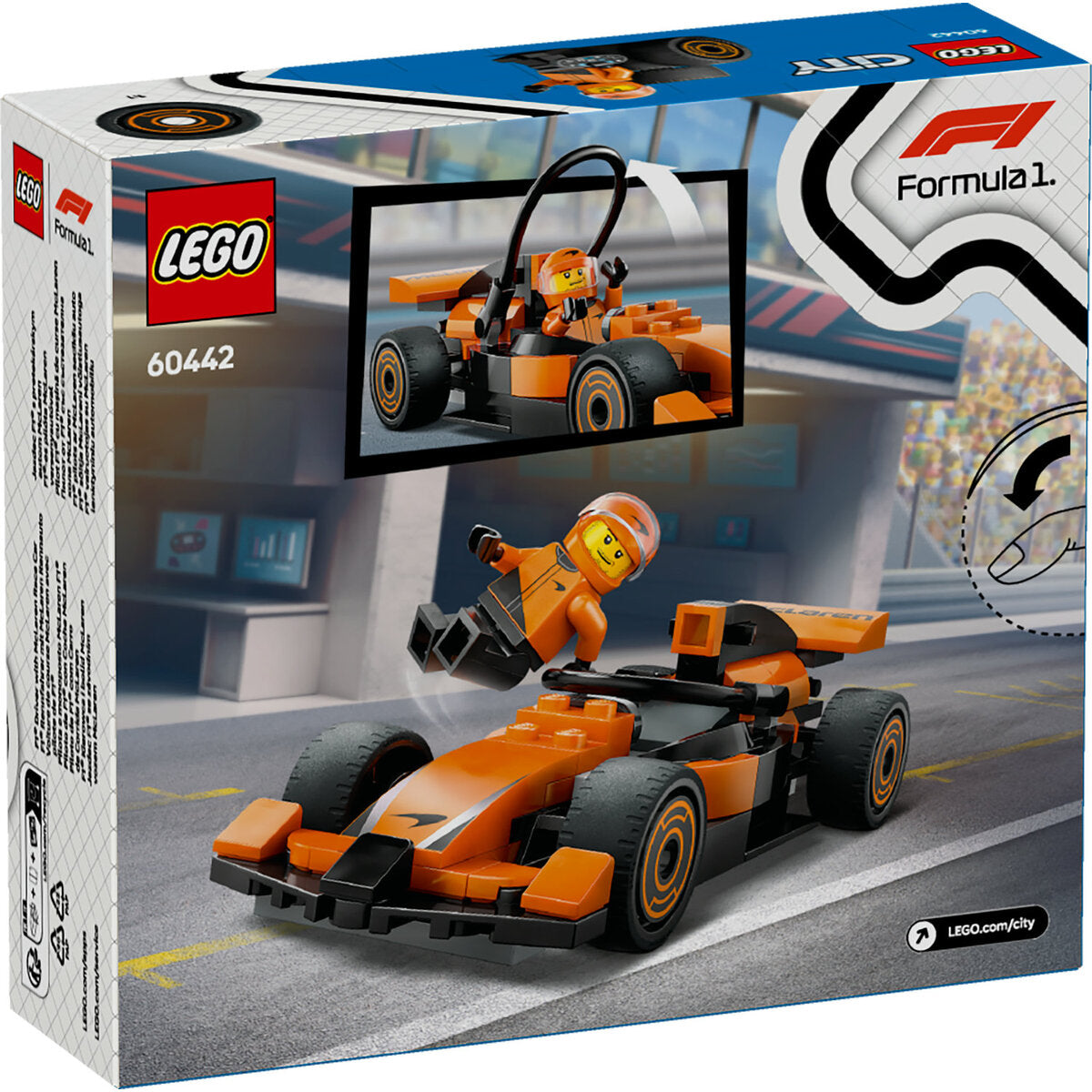 LEGO® City 60442 F1® Rennfahrer mit McLaren Rennauto