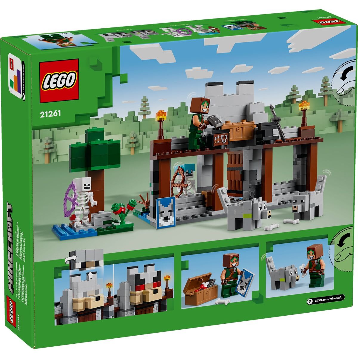 LEGO® Minecraft™ 21261 Die Wolfsfestung