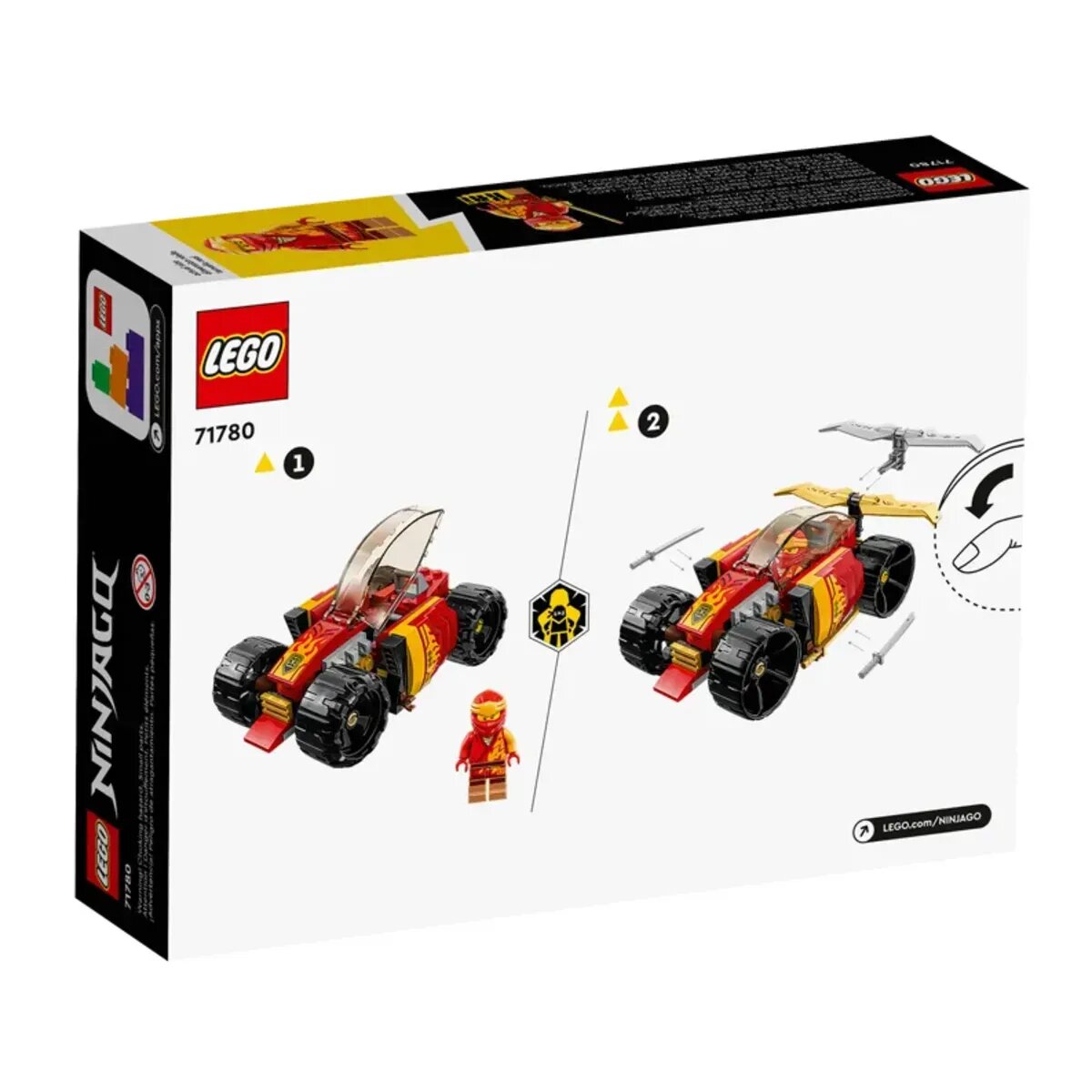 LEGO® NINJAGO® 71780 Kais Ninja-Rennwagen EVO