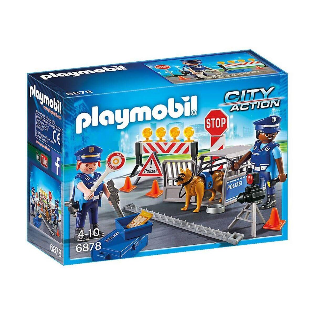 PLAYMOBIL® 6878 City Action Polizei-Straßensperre