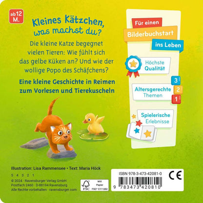 Ravensburger Mein liebstes Vorlese-Fühlbuch: Die kleine Katze