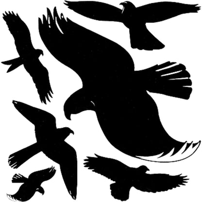 Avery Zweckform 4485, Warnvögel, Vögel, 6 Aufkleber