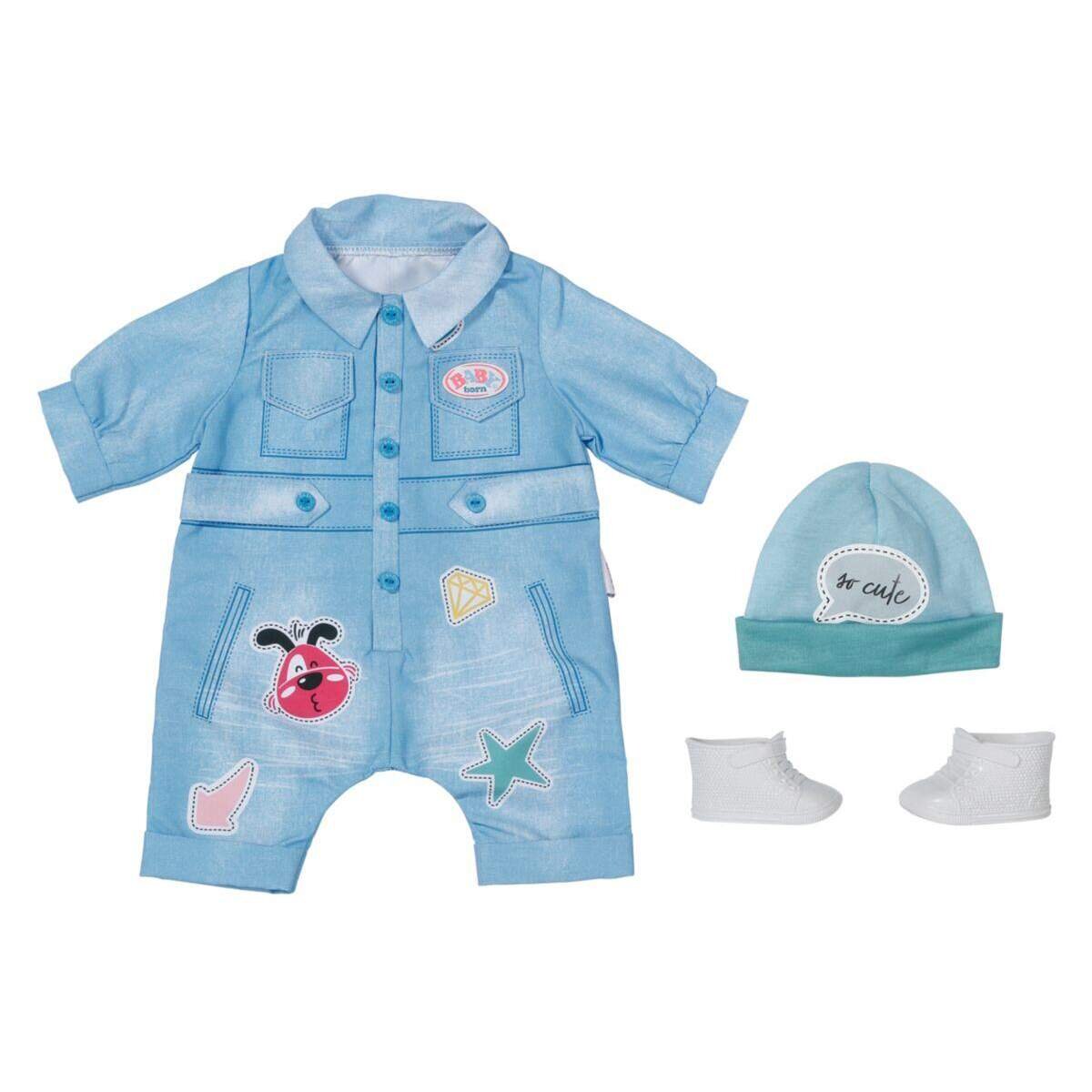 BABY born® Deluxe Jeans Overall 43cm