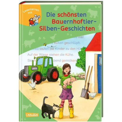 Carlsen Verlag LESEMAUS zum Lesenlernen Sammelbände: Die schönsten Bauernhoftier-Silben-Geschichten