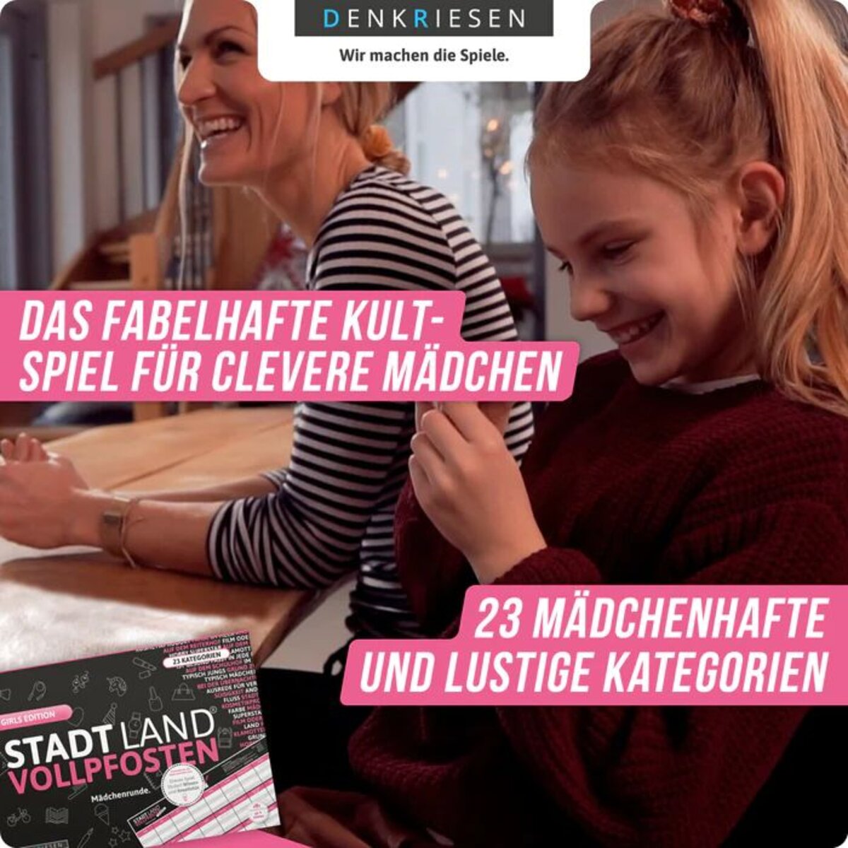 Denkriesen Stadt, Land, Vollpfosten - Girls Edition "Mädchenrunde"