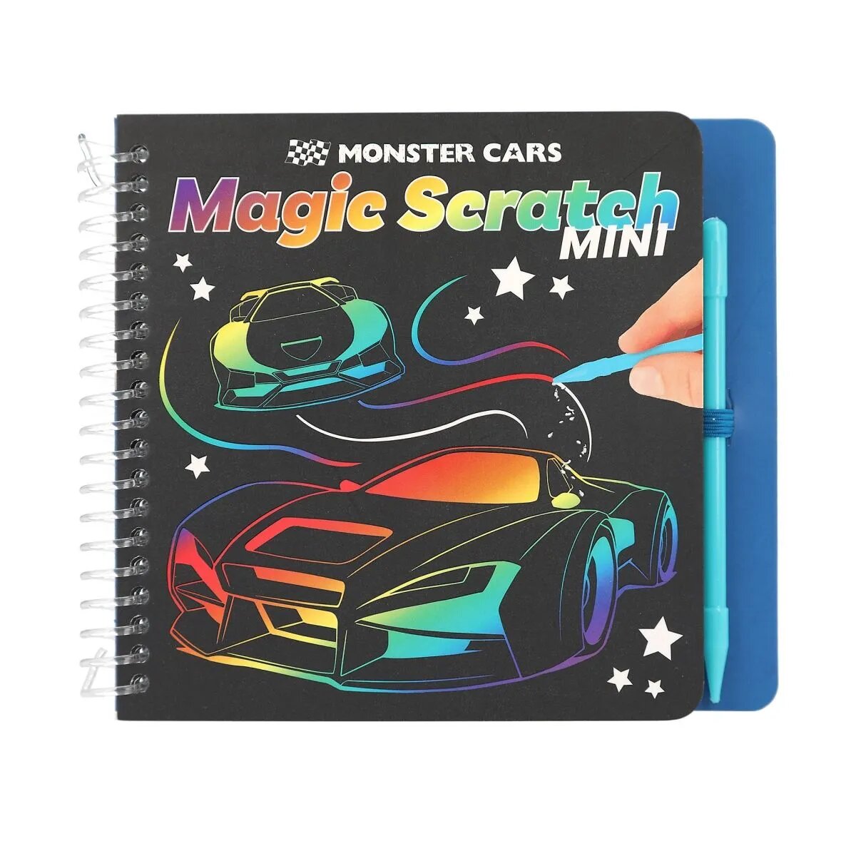 Depesche Mini Magic Scratch Book Monster Cars