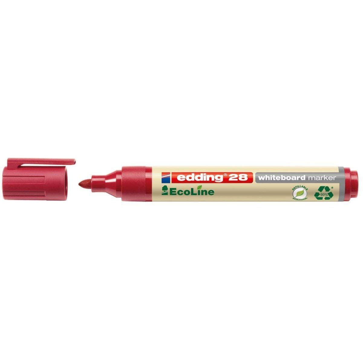 edding 28 EcoLine Whiteboardmarker 1,5-3mm rot