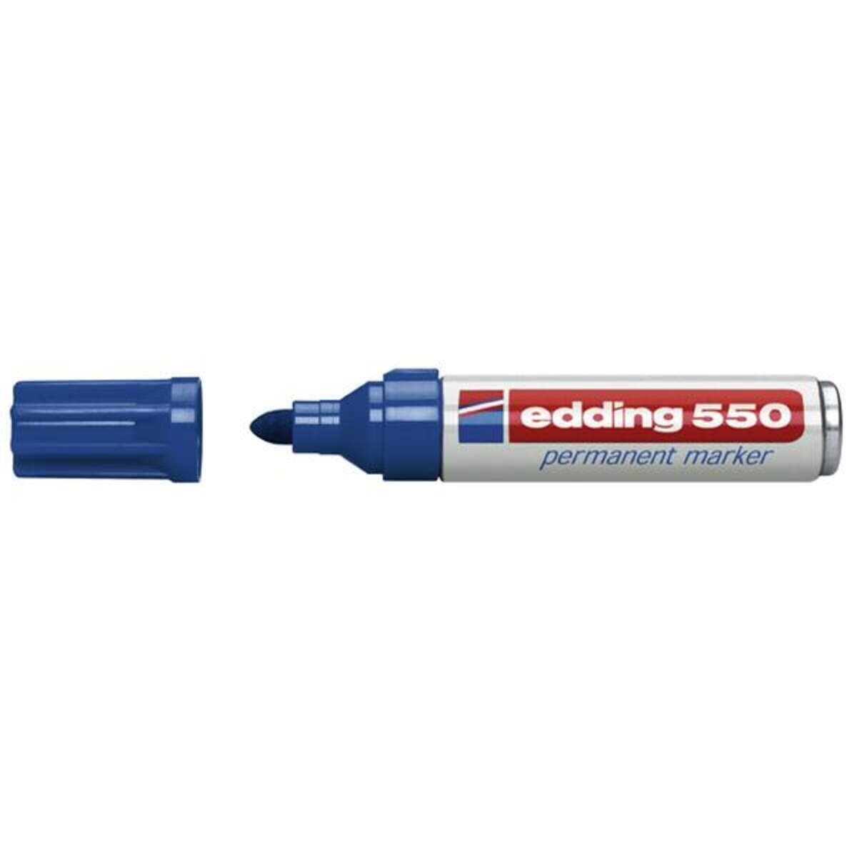 edding 550 Permanentmarker, 3-4mm, blau