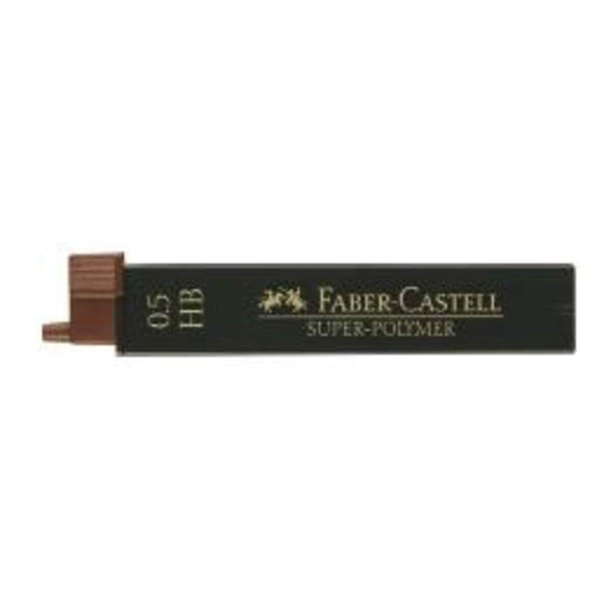 Faber-Castell Feinmine SUPER POLYMER Stärke: 0,5 mm, Härtegrad: B, tiefschwarz