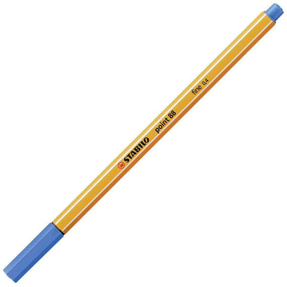 Fineliner - STABILO point 88 - Einzelstift - mittelblau