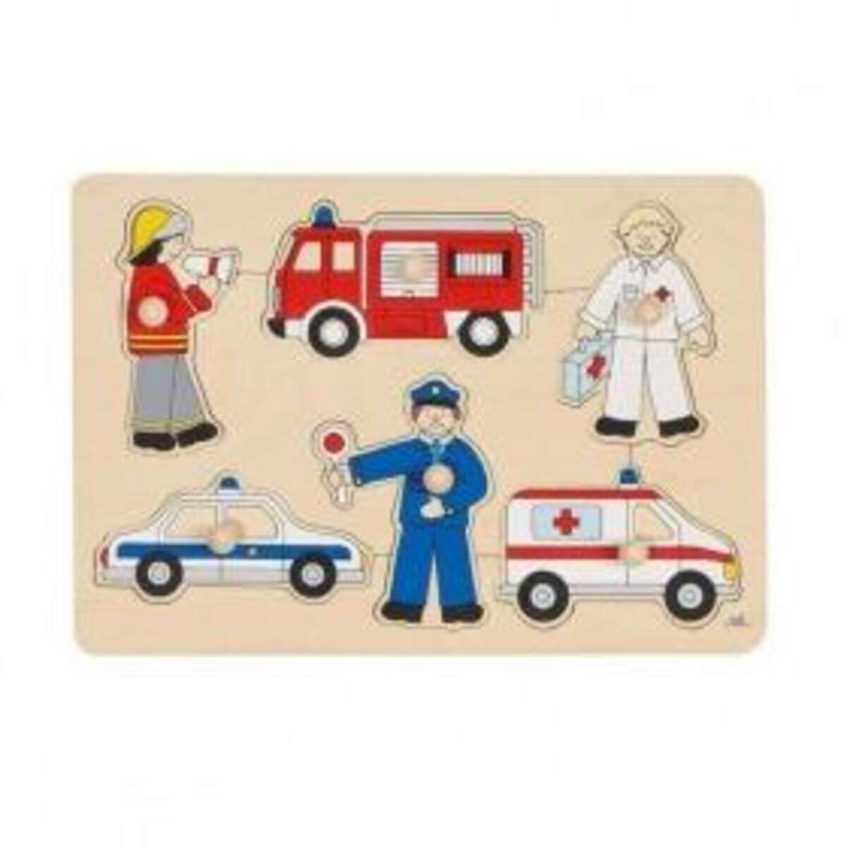 goki Steckpuzzle Feuerwehr