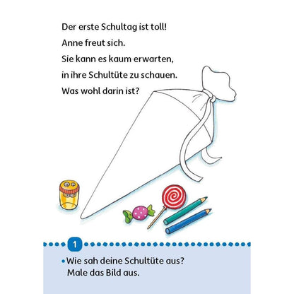 Hauschka Verlag Erstleseblock - In der Schule ist was los!, A5-Block