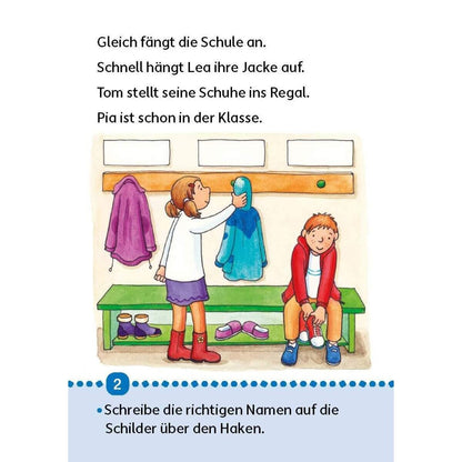 Hauschka Verlag Erstleseblock - In der Schule ist was los!, A5-Block