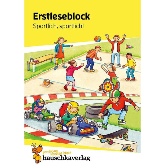 Hauschka Verlag Erstleseblock - Sportlich, sportlich!, A5-Block