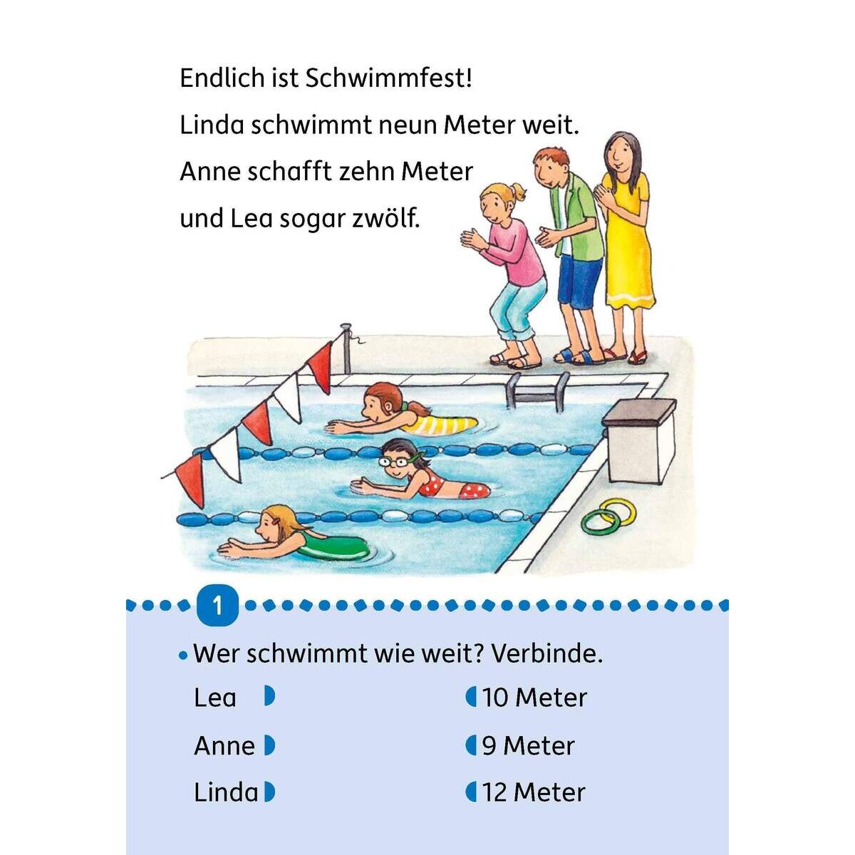 Hauschka Verlag Erstleseblock - Sportlich, sportlich!, A5-Block