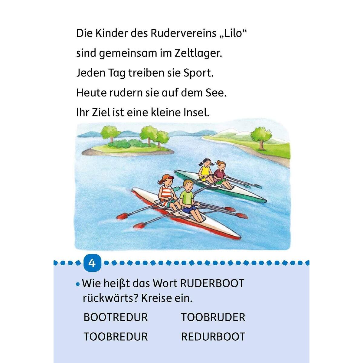 Hauschka Verlag Erstleseblock - Sportlich, sportlich!, A5-Block