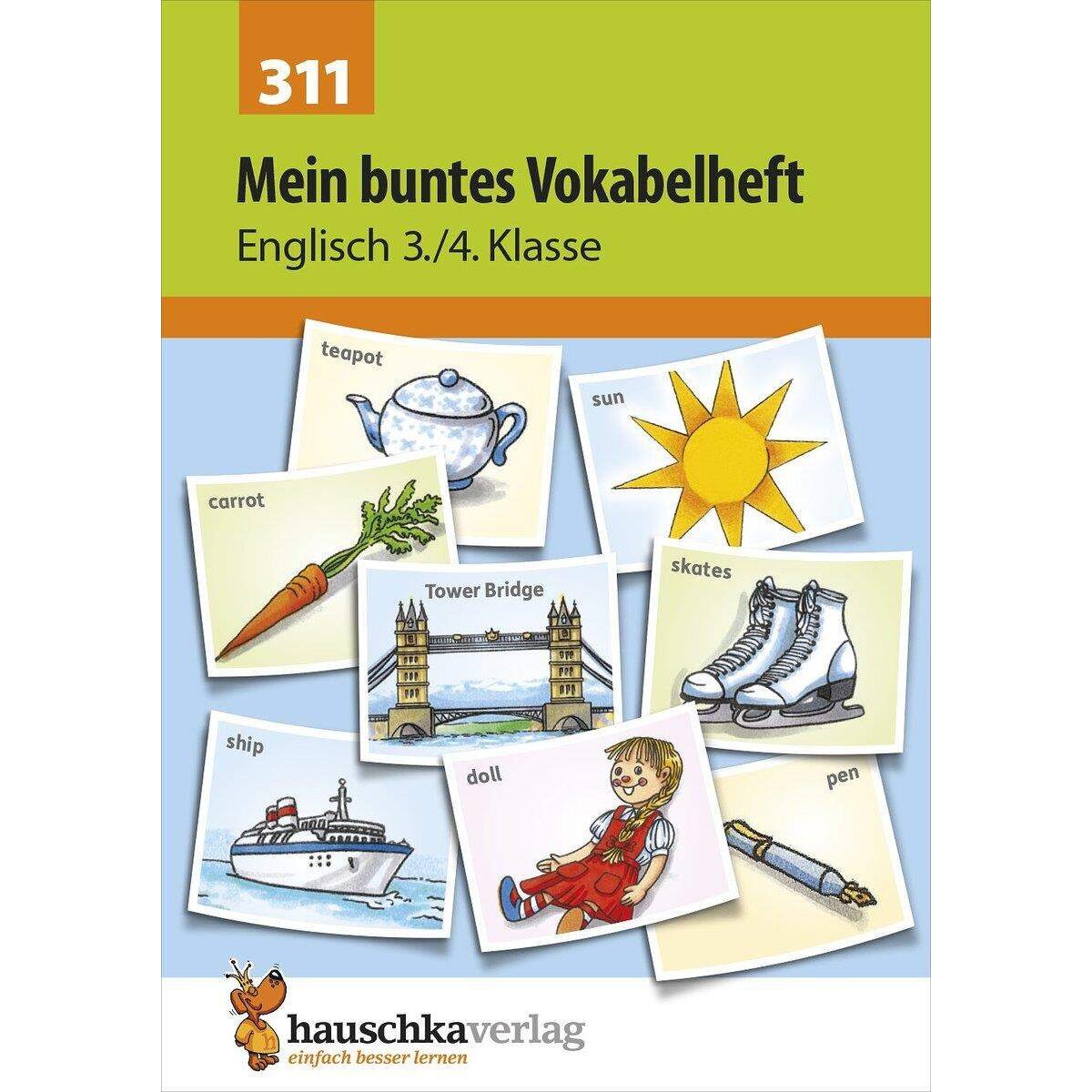 Hauschka Verlag Mein buntes Vokabelheft. Englisch 3./4. Klasse