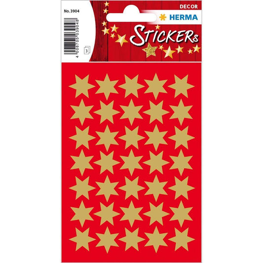 HERMA Weihnachtssticker Sterne 8,4x12cm