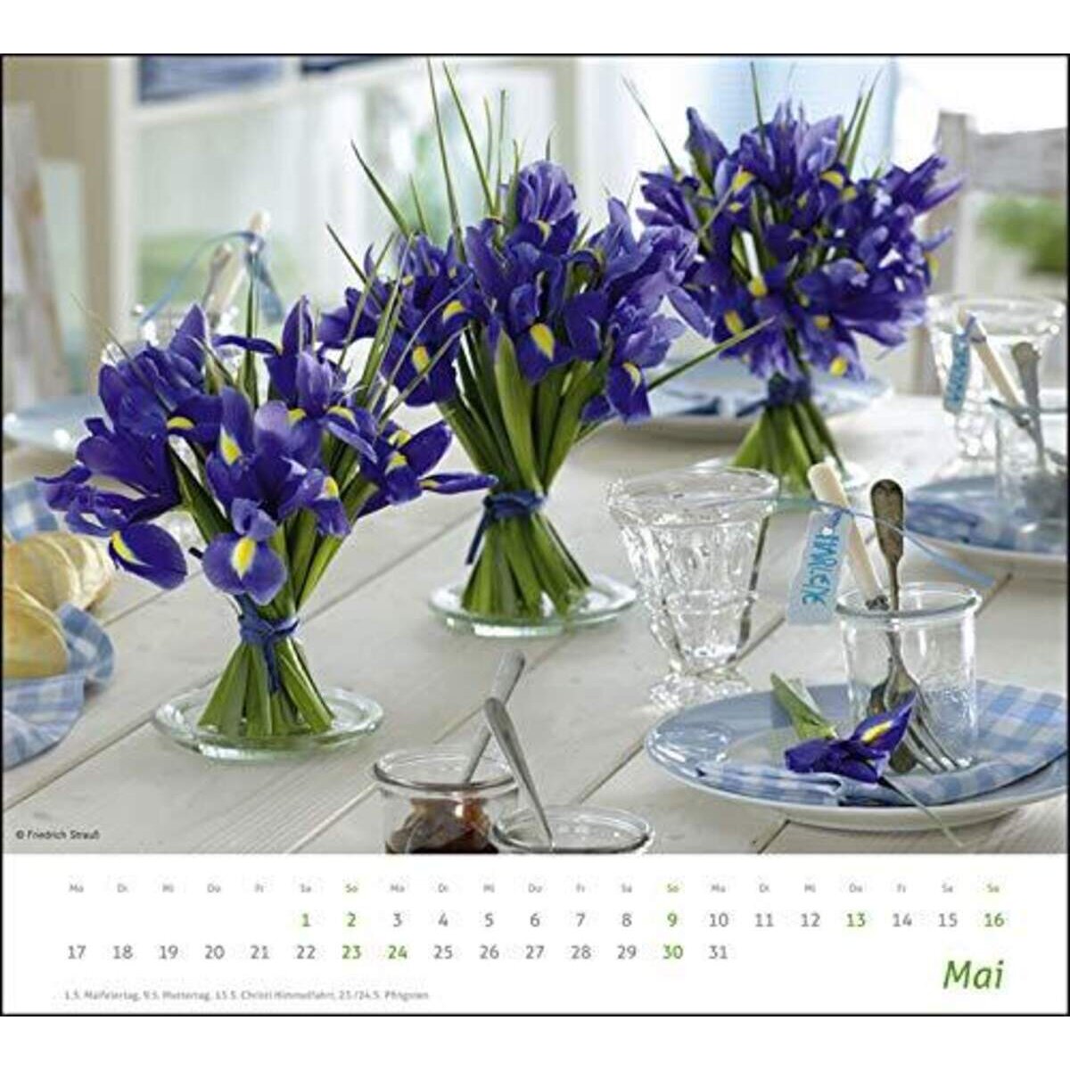 Heye Bildkalender 2021 times&more Blumen