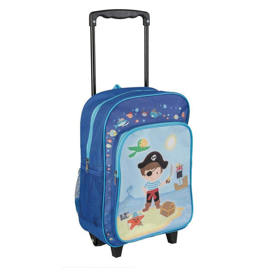 Idena Rucksack-Trolley Jungen Pirat, blau