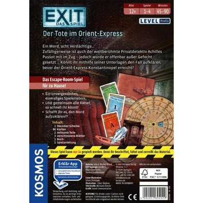 KOSMOS EXIT Das Spiel Der Tote im Orient-Express