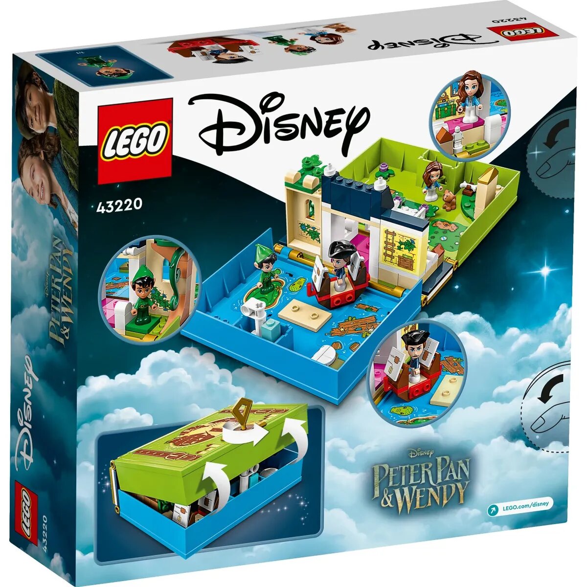 LEGO® Disney 43220 Peter Pan & Wendy – Märchenbuch-Abenteuer