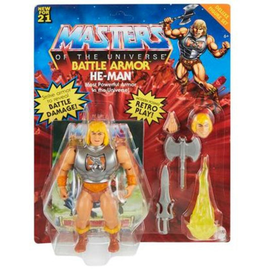 Mattel Masters of the Universe Origins Deluxe Actionfiguren, 1 Stück, 6-fach sortiert