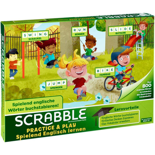 Mattel Scrabble Practice & Play Spielend englisch lernen