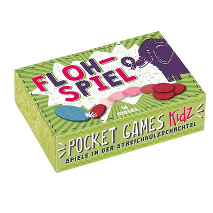 moses. Pocket Games Kidz Flohspiel, 1 Stück, 6-fach sortiert