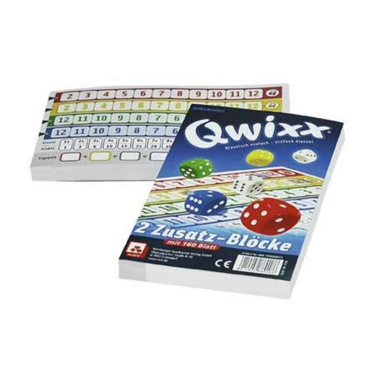Nürnberger Spielkarten QWIXX - DAS ORIGINAL - Ersatzblöcke (2er)