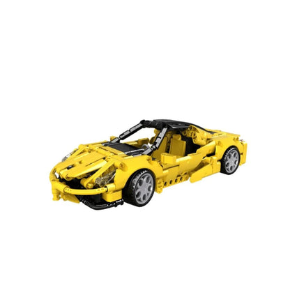 Open Bricks Technic - Sports Car Yellow