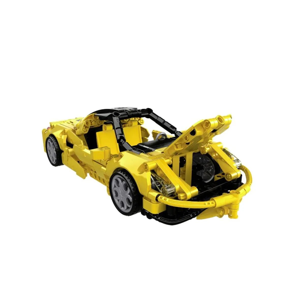 Open Bricks Technic - Sports Car Yellow