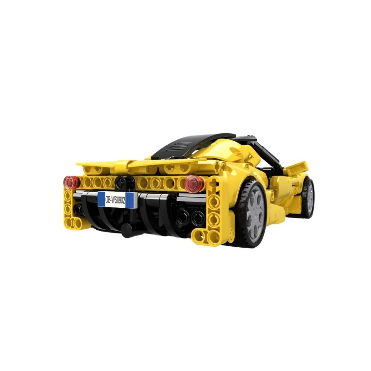 Open Bricks Technic - Sports Car Yellow