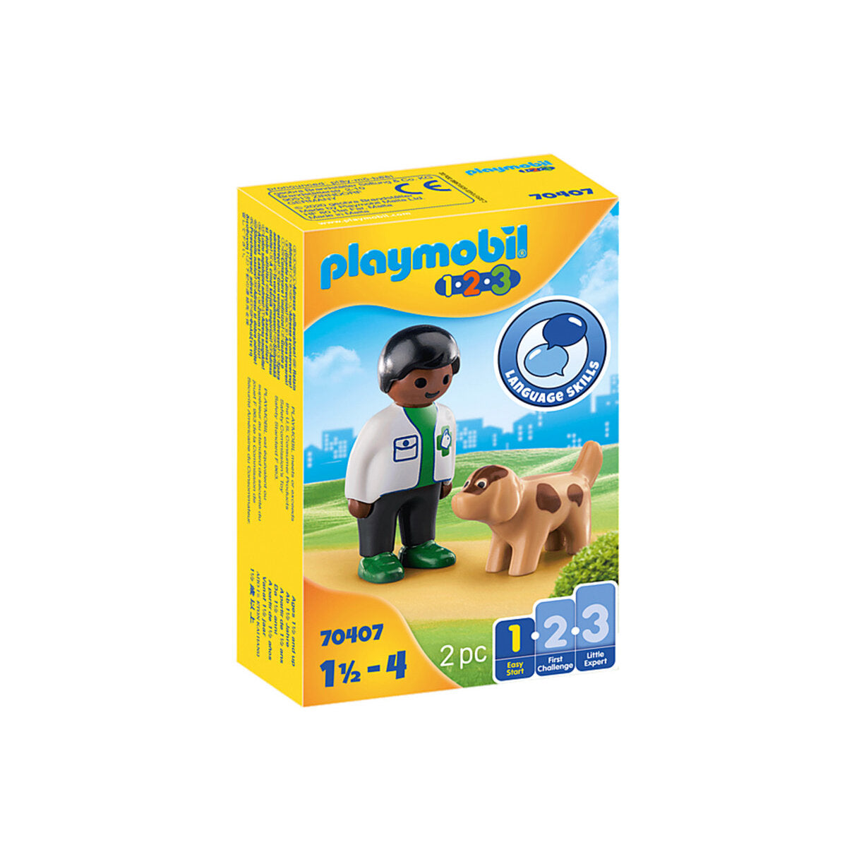 PLAYMOBIL® 70407 1.2.3 Tierarzt mit Hund