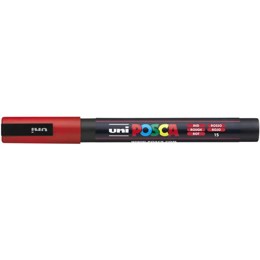 Posca Marker UNI POSCA PC-3M rot