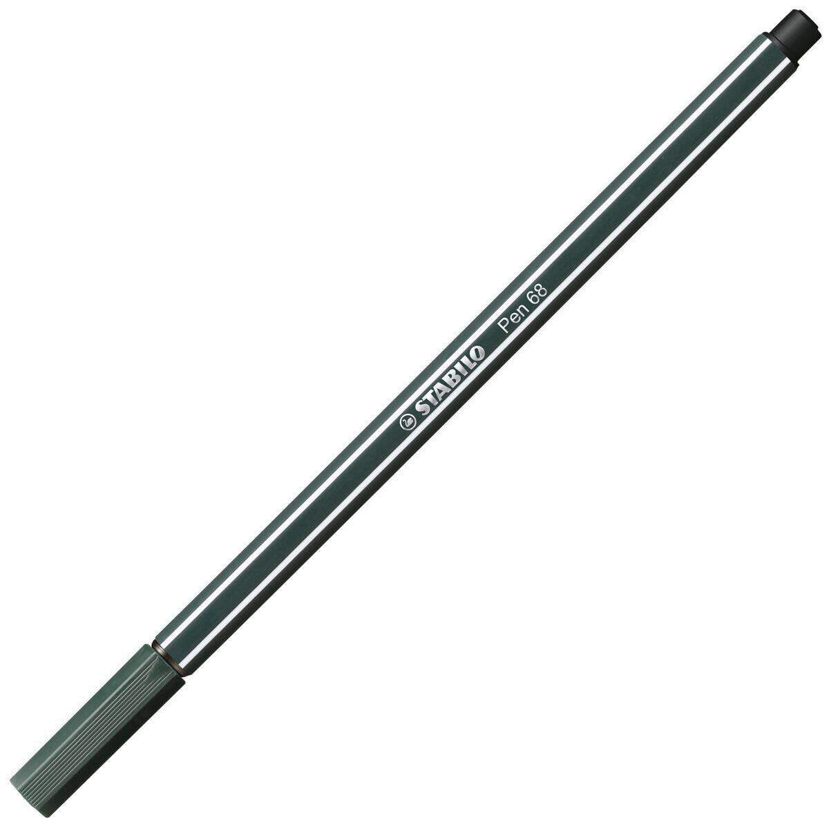 Premium-Filzstift - STABILO Pen 68 - Einzelstift - grünerde