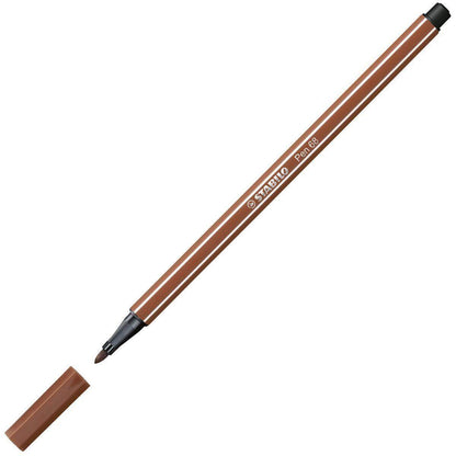 Premium-Filzstift - STABILO Pen 68 - Einzelstift - rötel