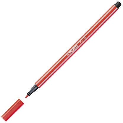 Premium-Filzstift - STABILO Pen 68 - Einzelstift - hellrot