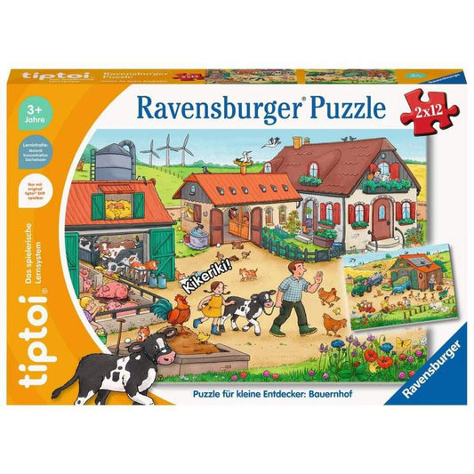 Ravensburger tiptoi Puzzle für kleine Entdecker: Bauernhof