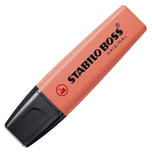 Textmarker - STABILO BOSS ORIGINAL Pastel - Einzelstift - Korallrot