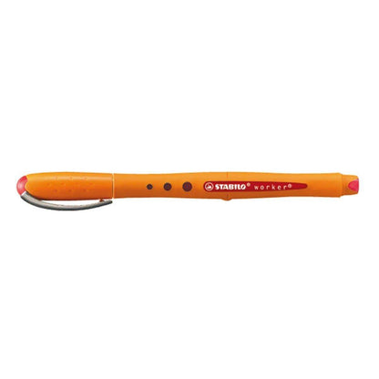 Tintenroller - STABILO worker+ - medium - Einzelstift - rot