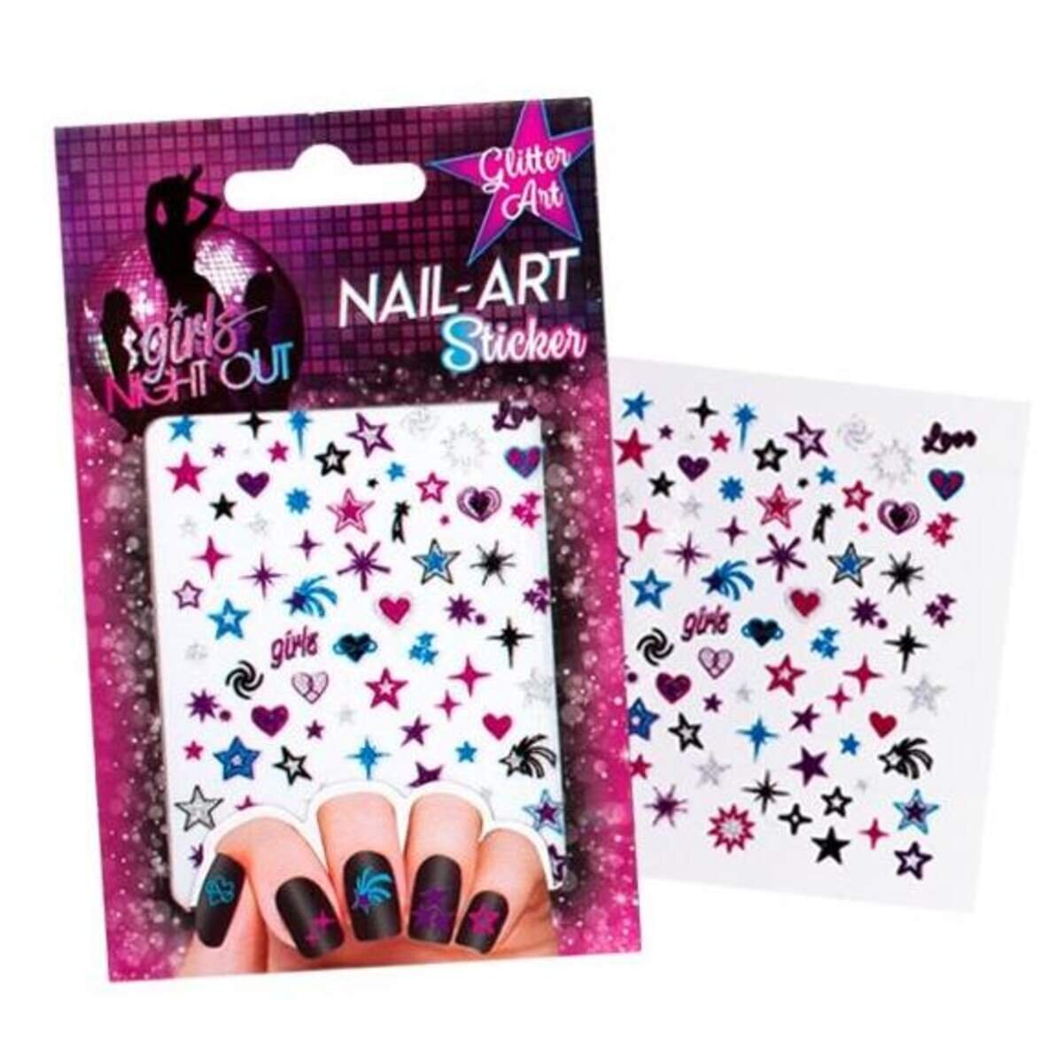 Trendhaus GIRLS NIGHT OUT Nail-Art Sticker, sortiert