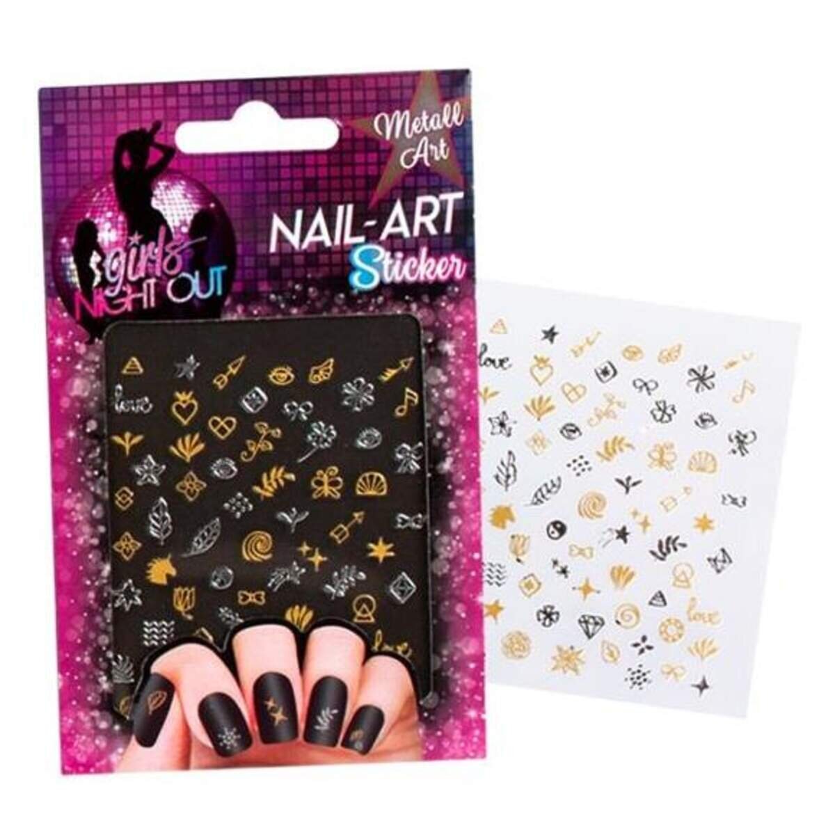 Trendhaus GIRLS NIGHT OUT Nail-Art Sticker, sortiert