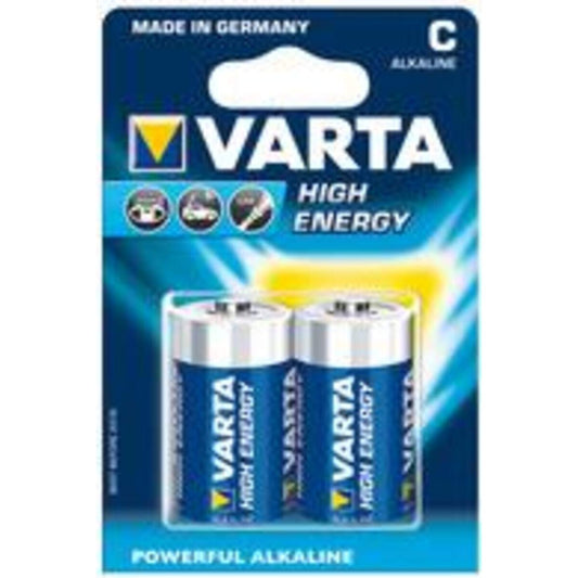 Varta Alkaline Batterie High Energy, Baby C/LR14