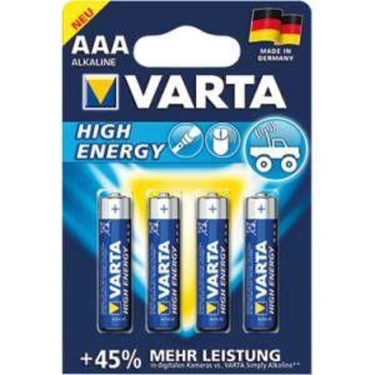 Varta Alkaline Micro AAA, 4 Stück